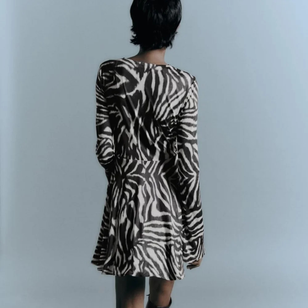 Zara Zebra Printed Dress NWT - Picture 6 of 12